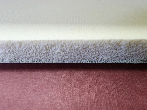 Резина силиконовая пористая 5х1000 мм, белая